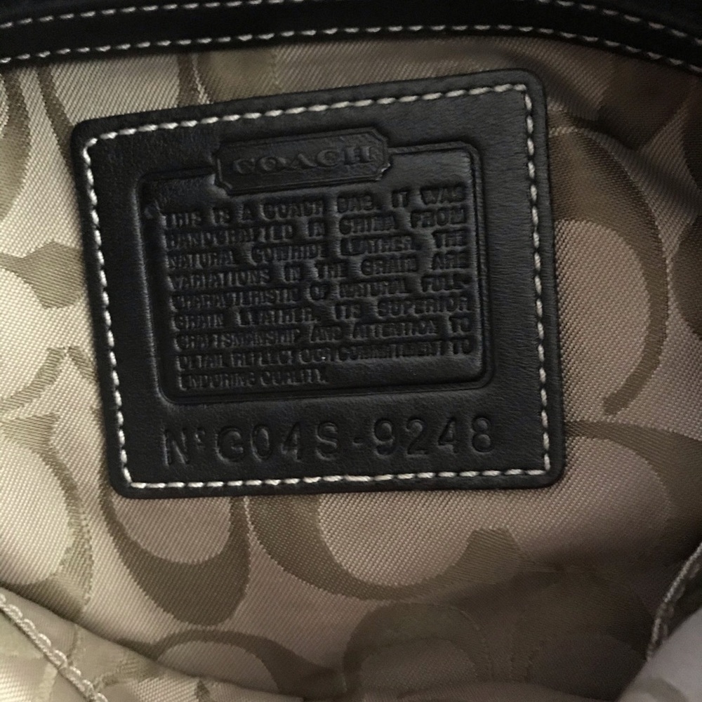 Authentic Leather Coach purse